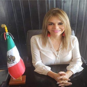 Rosa Irene Urbina Castañeda, como presidenta municipal sustituta de Tapachula, Chiapas
